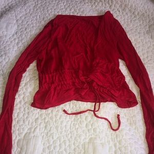 Forever 21 tie up shirt